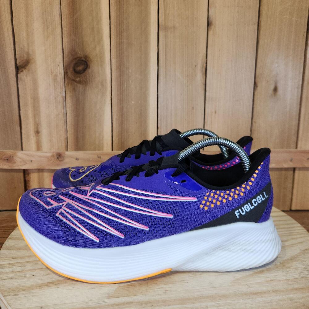 New Balance FuelCell RC Elite V2 Shoes Mens 9 Purple Running Sneakers MACELVB2